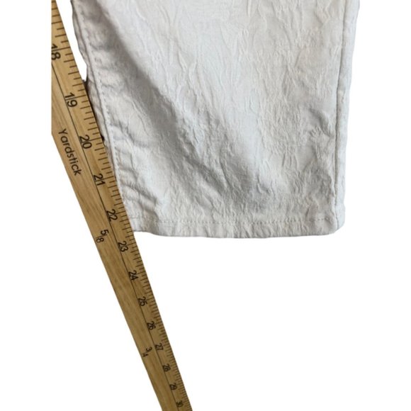 SIMPLY VERA WOMENS DENIM PANTS WHITE SIZE 8 VERA WANG - Picture 6 of 9
